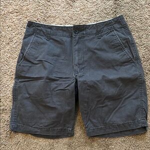 Old Navy Gray Flat Front Shorts Casual Style